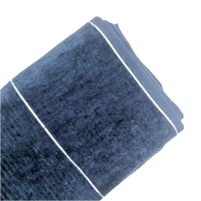 Простыня купальная махровая  "Polosa" синий