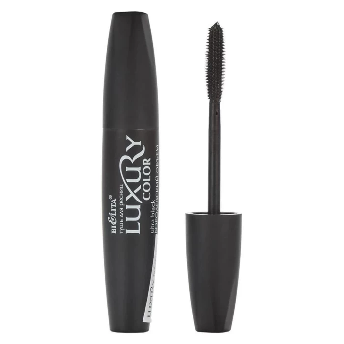 Тушь для ресниц Белита Luxury Королевский объем ультрачёрная 12мл