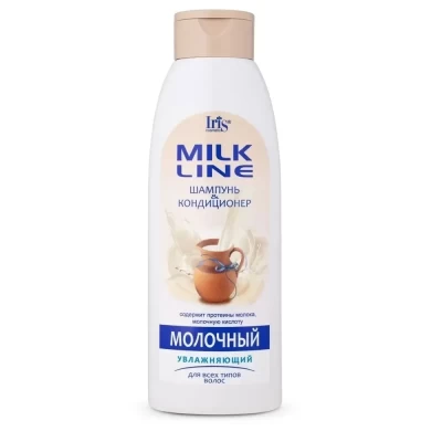 Шампунь Iris Cosmetic Milk Line Молочный Увлажняющий 500мл