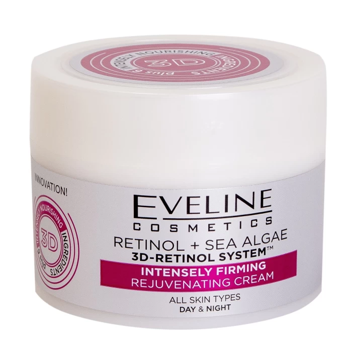 Крем Eveline Омолаживающий Ретинол + Морские водоросли Интенсивный лифтинг, 50мл