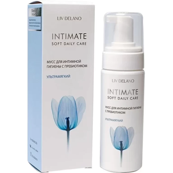 Мусс для интимной гигиены с пребиотиком Liv Delano Ультрамягкий 150мл