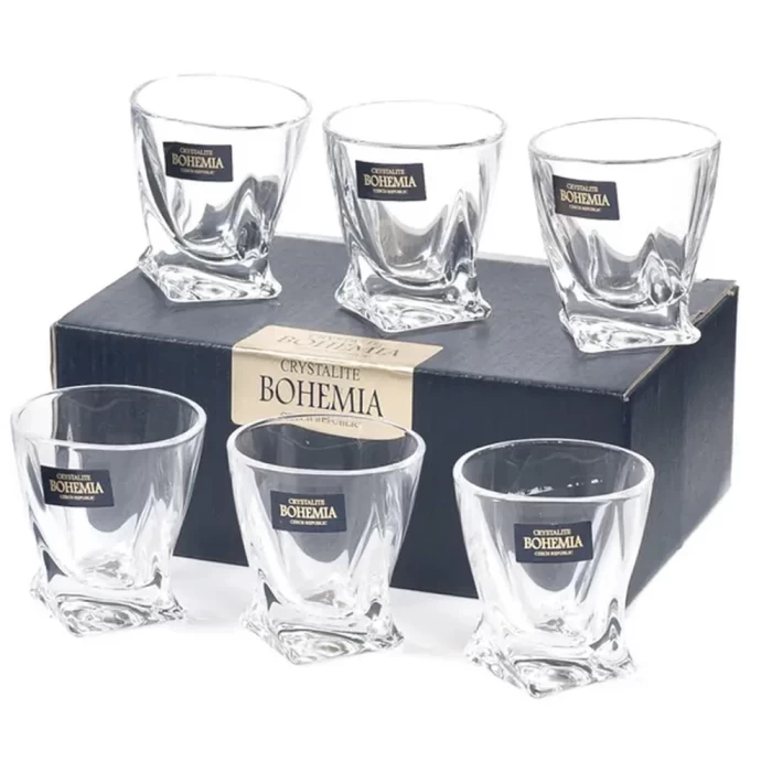 Набор стопок Crystalite Bohemia Quadro 55мл