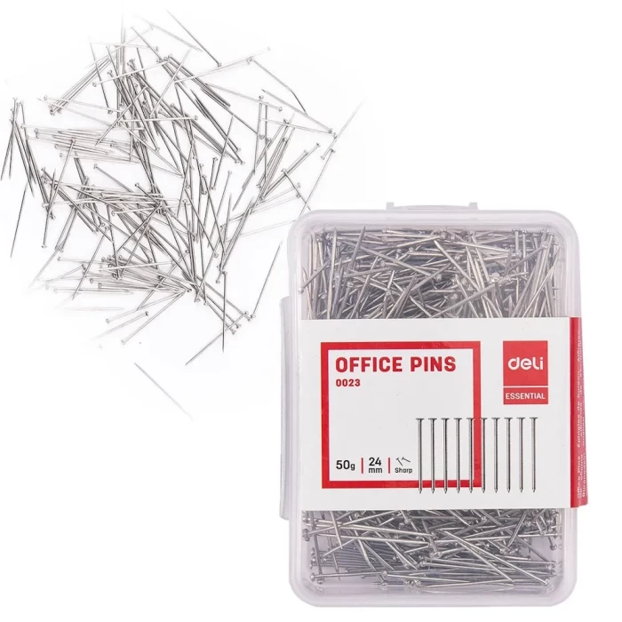 Булавки 24мм в боксе 0023