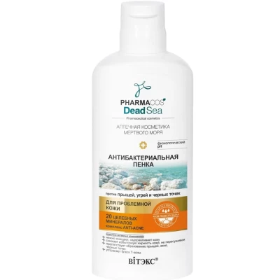 Антибактериальная пенка для проблемной кожи Витэкс Dead Sea