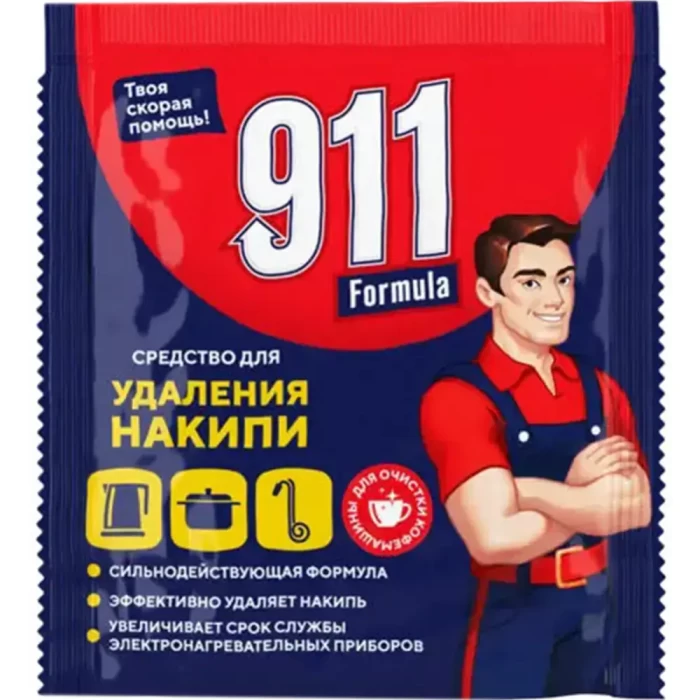 Средство для удаления накипи 911 Formula Экспресс 60г арт.7118