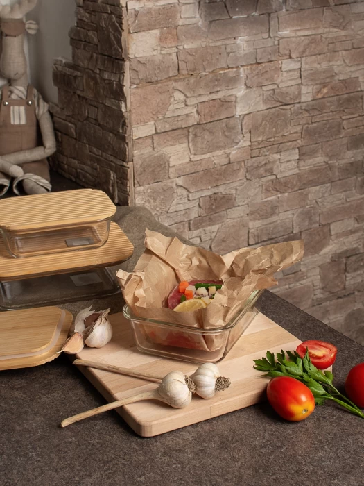 Набор контейнеров жаропрочного стекла ТМ "ЦУМ" 6908