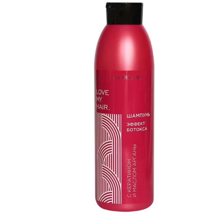 Шампунь Liv Delano Эффект ботокса С кератином и маслом арганы 1000мл                          