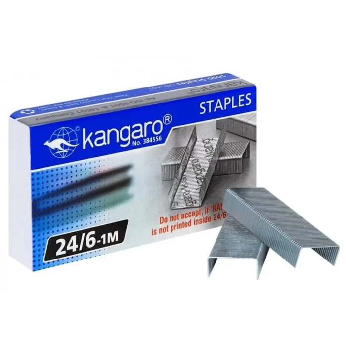 Скобы №24/6 Kangaro арт 24/6-1М