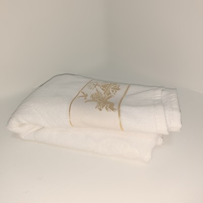 Полотенце махровое Ярилина (белое) 50х90см