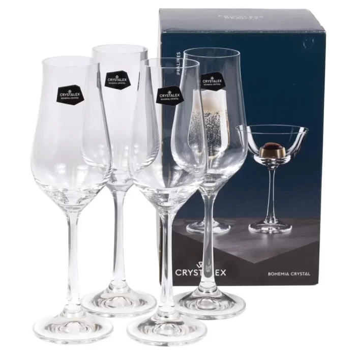 Набор бокалов для шампанского Crystalex Pralines 100мл