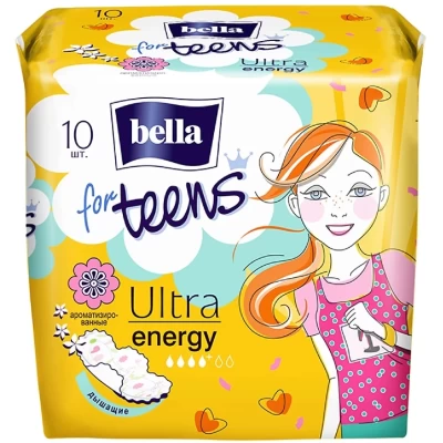 Прокладки Bella For Teens Ultra Energy 10шт