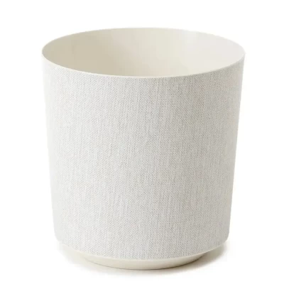 Кашпо пластмассовое Gama сливочный 19×19×20см