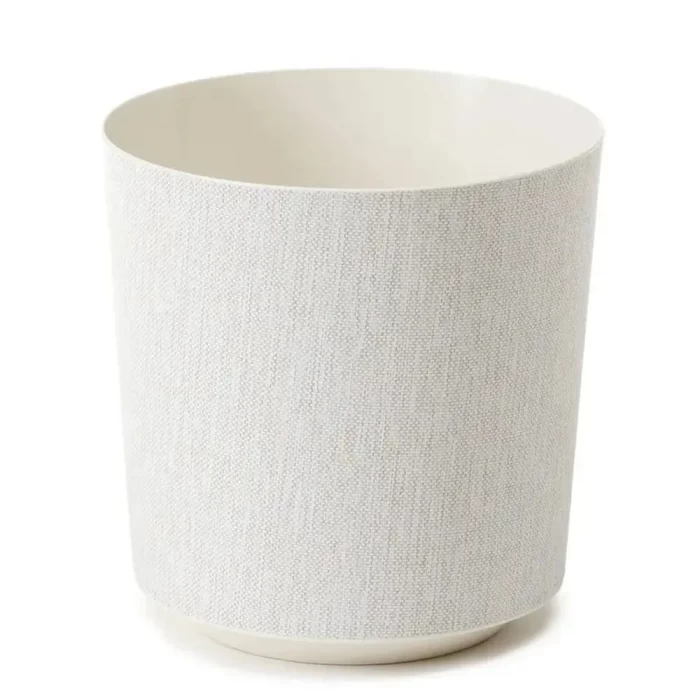 Кашпо пластмассовое Gama сливочный 19×19×20см