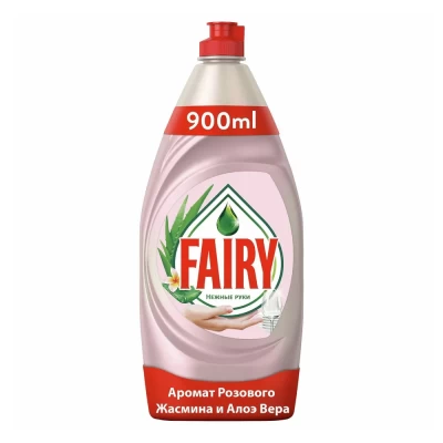 Средство для мытья посуды Fairy Нежные ручки Розовый жасмин и алоэ вера 450мл арт.5254
