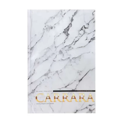 Блокнот А5 80л престиж CARRARA клетка матовая ламинация