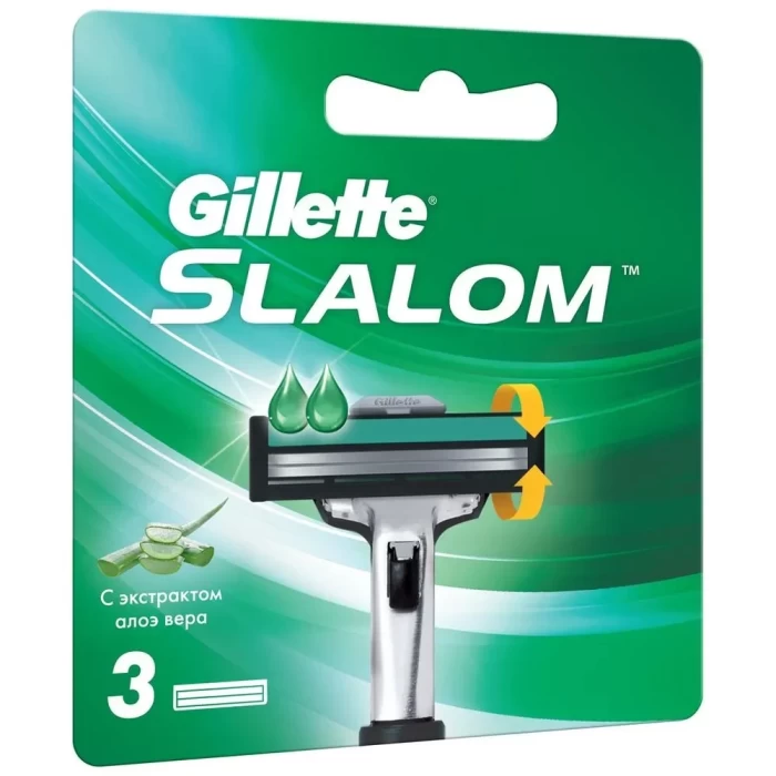 Кассета Gillette Slalom 3шт 7851