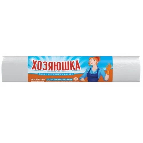 Пакеты фасовочные для заморозки "Хозяюшка" 100 шт