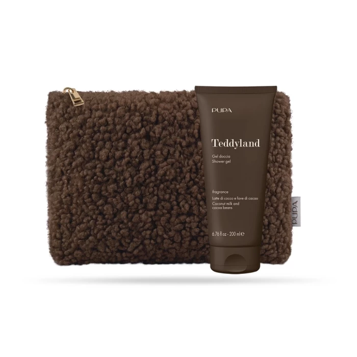 Набор для тела Pupa Teddyland Shower Gel Кокосовое молоко и кофе
