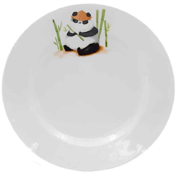 Тарелка мелкая Идиллия Кроха панда 20см арт.3с1112ф34