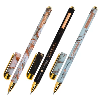 Ручка шариковая Bruno Visconti Carrara 0,38мм синяя корпус ассорти арт.20-0204/61