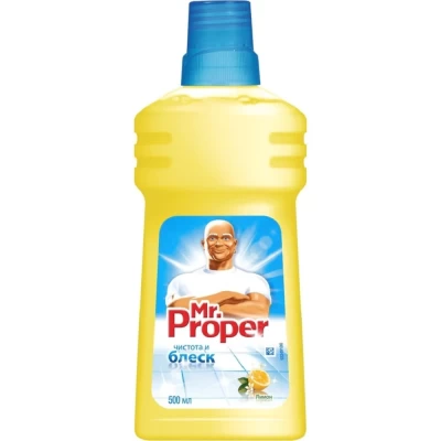 Жидкость моющая  для полов Мистер Пропер Лимон 500мл арт.0066
