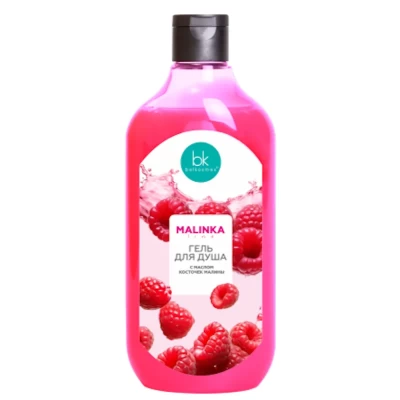 Гель для душа Belkosmex c маслом косточек малины 500мл