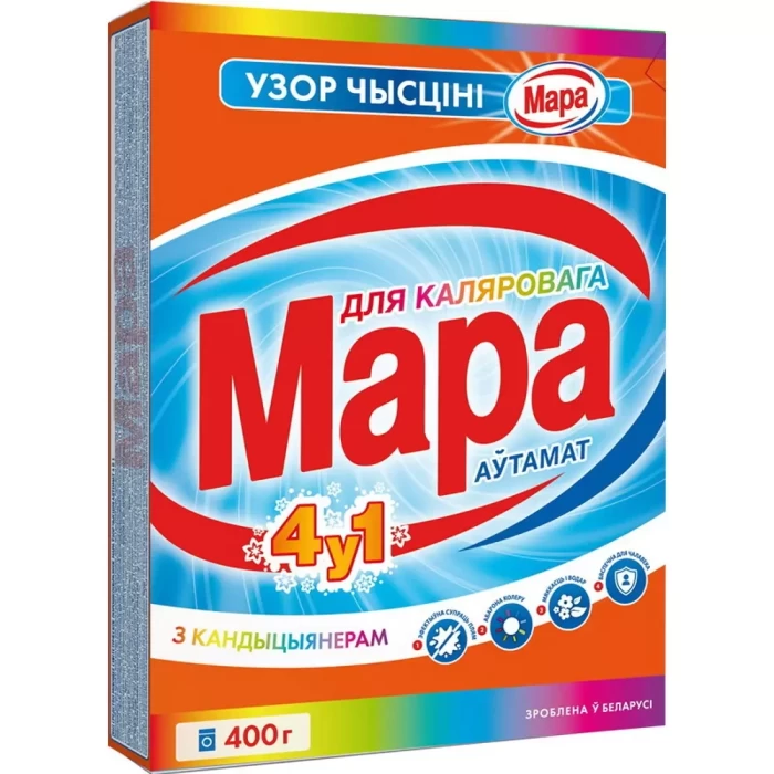 Стиральный порошок Мара Узор Чысцiнi 4в1 400гр