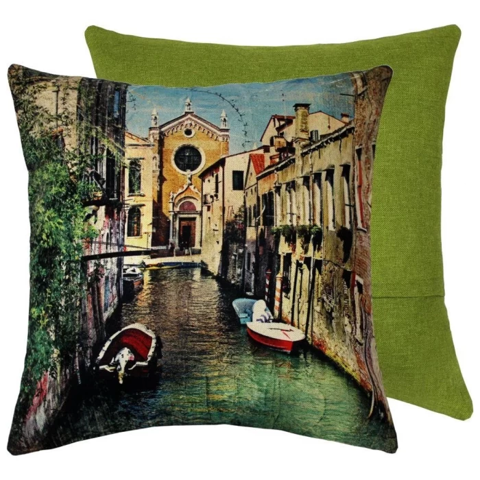 Подушка декоративная Matex Travel Моторки зеленый 38х38