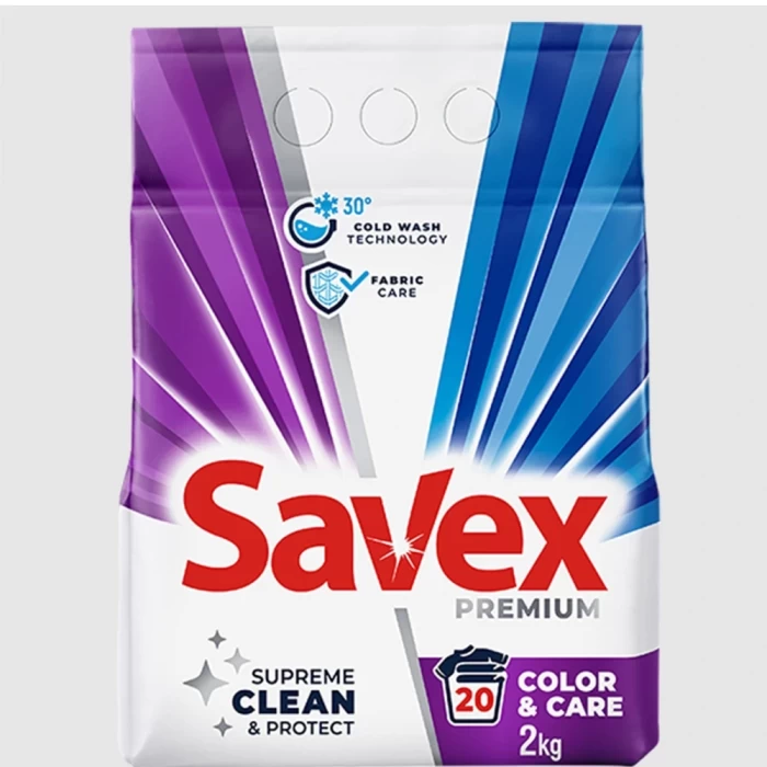 Стиральный порошок Savex Color&Care Automat 2 кг