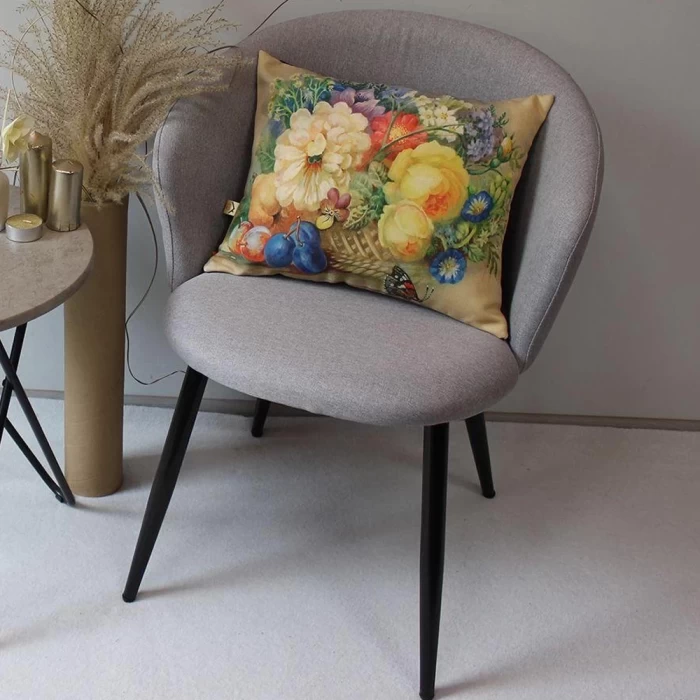 Подушка декоративная Matex Travel Натюрморт баклажановый 45х35