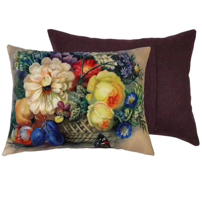 Подушка декоративная Matex Travel Натюрморт баклажановый 45х35