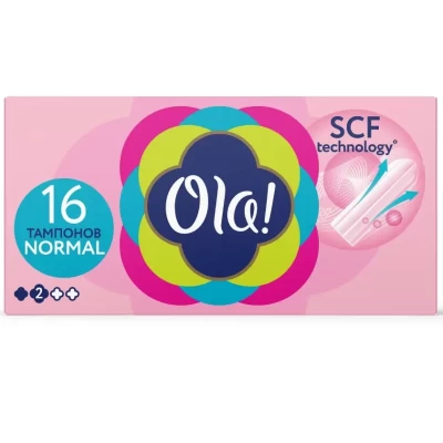 Тампоны Ola normal шелковистая поверхность 16шт