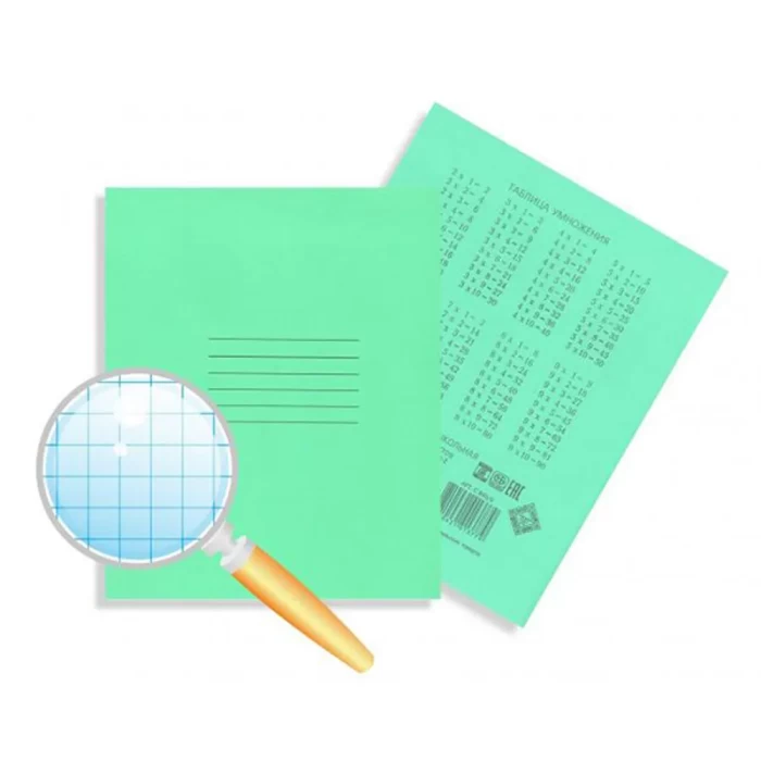 Тетрадь А5 12 листов клеткa