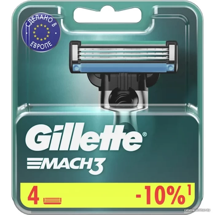 Кассеты Gillette MACH3 4шт