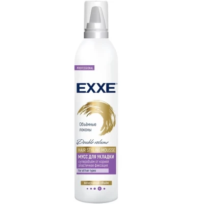 Мусс для укладки EXXE Обьемные локоны 250мл