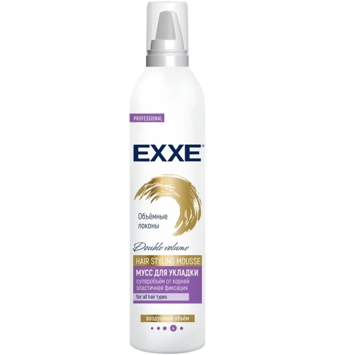 Мусс для укладки EXXE Обьемные локоны 250мл