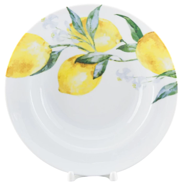 Тарелка глубокая Идиллия Лимоны 24см 1С1153Ф34