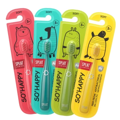 Зубная щетка Splat Junior для детей с ионами серебра