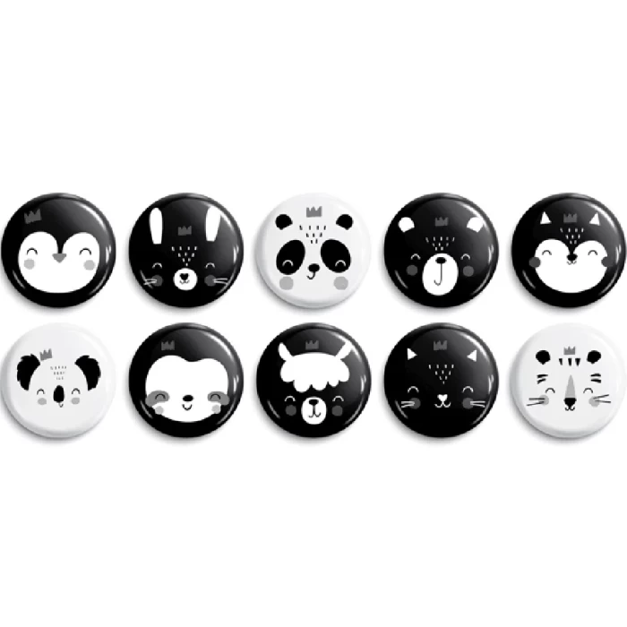 Набор магнитов deVente Animal Faces 6021100 10шт