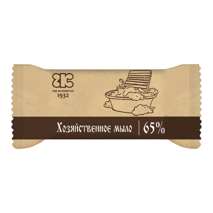Мыло хозяйственное 65% Флоу-пак 200г