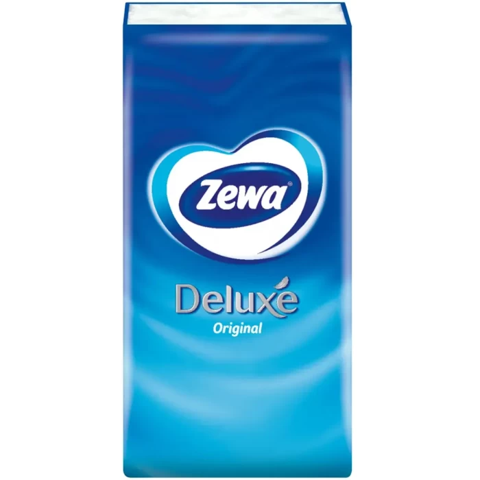 Платки носовые 3 слойные Zewa Deluxe 10шт