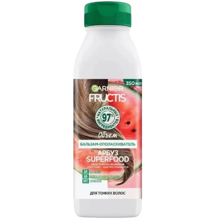 Бальзам-ополаскиватель Fructis Superfood Арбуз 350мл