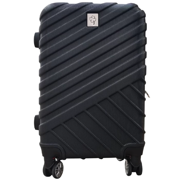 Чемодан дорожный ТМ "ЦУМ" М RV_ABS01-24 средний черный