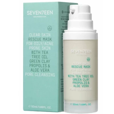 Маска для лица Seventeen матирующая с маслом чайного дерева 50мл