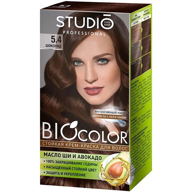 Стойкая крем-краска для волос STUDIO Professional BIOcolor 5.0 Шоколад