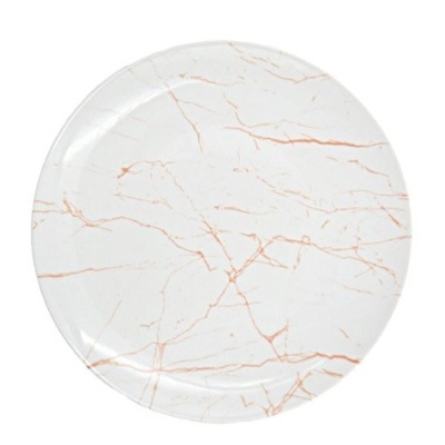 Тарелка мелкая "Мрамор персиковый" 20cм арт. 1с0703ф34