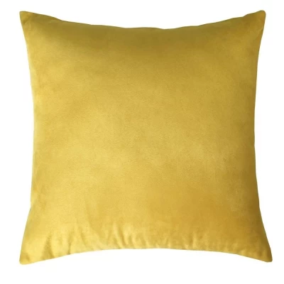 Наволочка декоративная Matex Alcantara горчичный 47х47