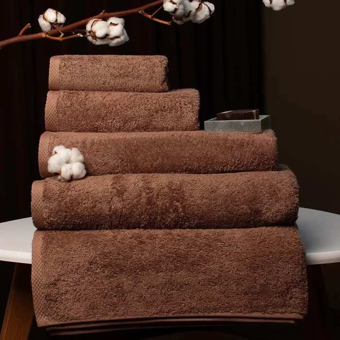 Полотенце махровое ТМ "ЦУМ" Япония кофе