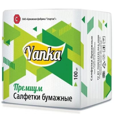 Салфетки бумажные Yanka Премиум