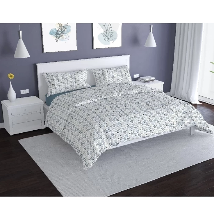 Комплект постельного белья полуторный ТМ "ЦУМ" Бирюза